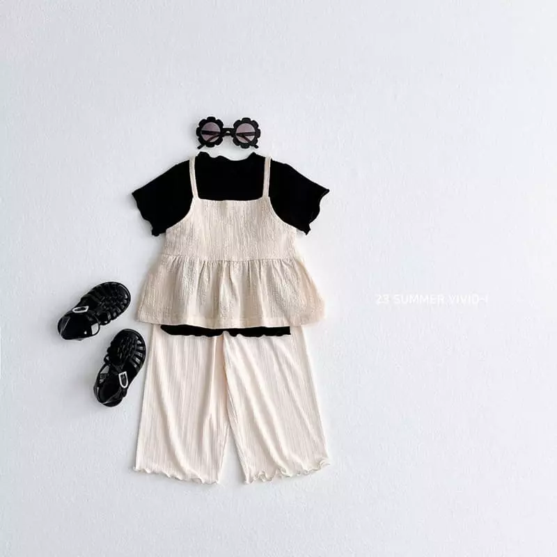 Vivid I - Korean Children Fashion - #prettylittlegirls - Wide Pants - 5