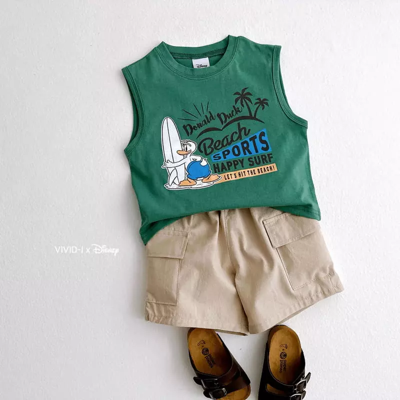 Vivid I - Korean Children Fashion - #prettylittlegirls - D Surfer Sleeveless - 7