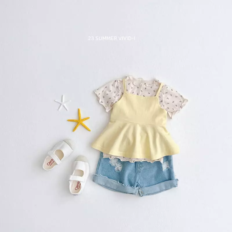 Vivid I - Korean Children Fashion - #prettylittlegirls - Paint Tee - 5
