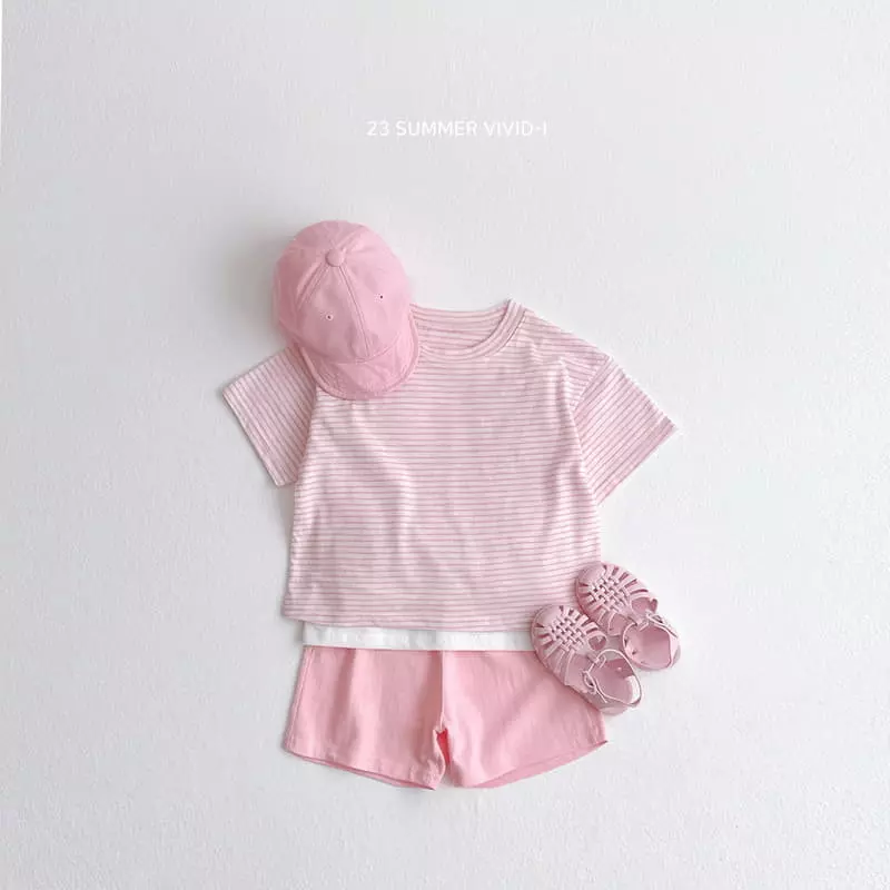 Vivid I - Korean Children Fashion - #prettylittlegirls - Stripes Tee - 12
