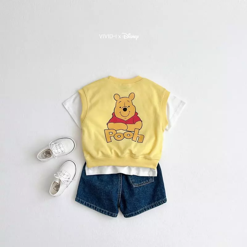 Vivid I - Korean Children Fashion - #prettylittlegirls - D Vest Top Bottom Set - 12