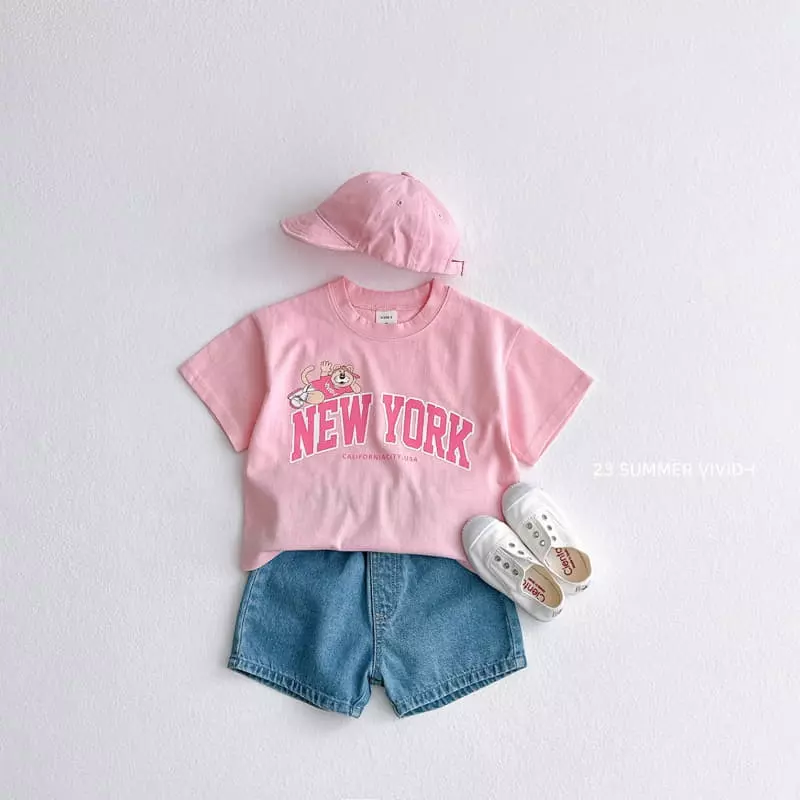 Vivid I - Korean Children Fashion - #prettylittlegirls - Basket Tigher Top Bottom Set - 6