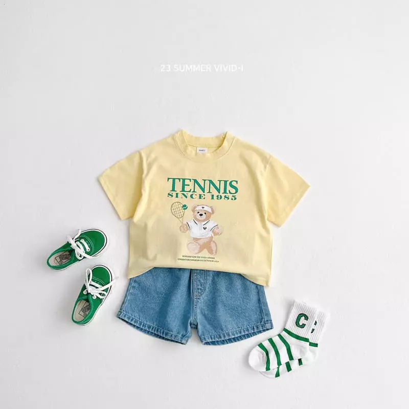 Vivid I - Korean Children Fashion - #prettylittlegirls - Tennis Top Bottom Set - 5