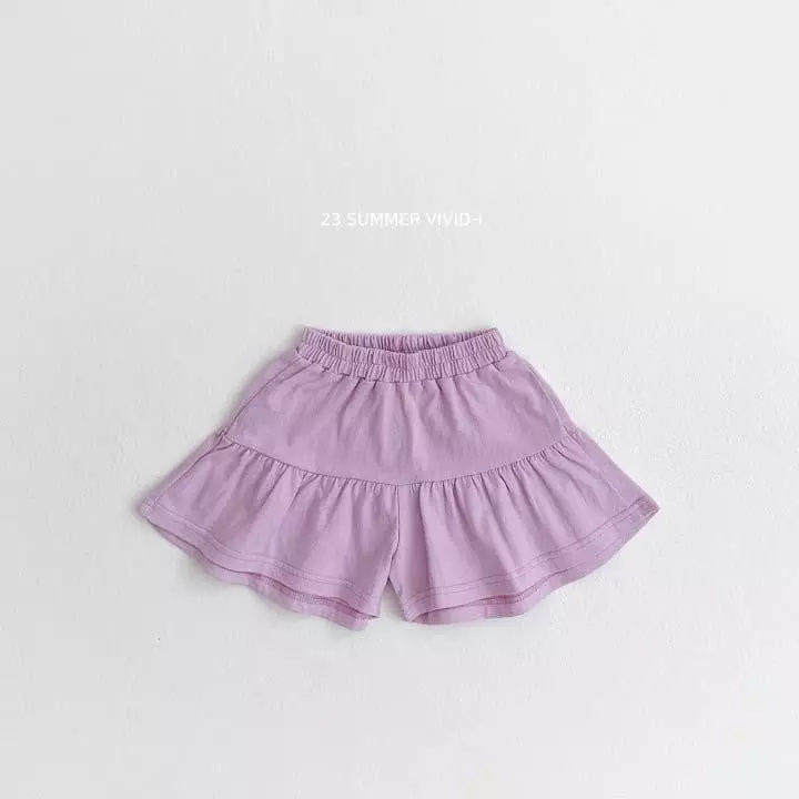 Vivid I - Korean Children Fashion - #stylishchildhood - Daily Skirt Pants - 2