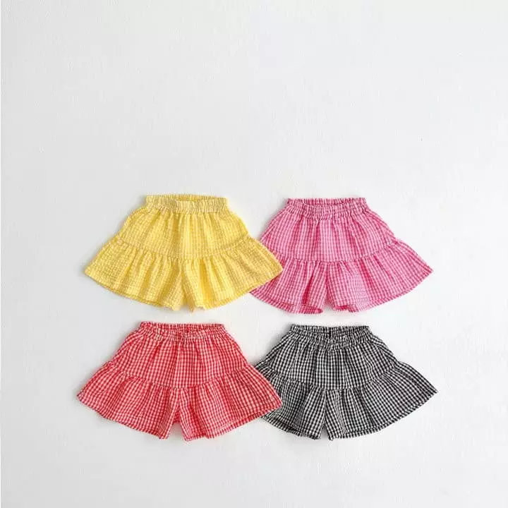 Vivid I - Korean Children Fashion - #stylishchildhood - Check Skirt Pants