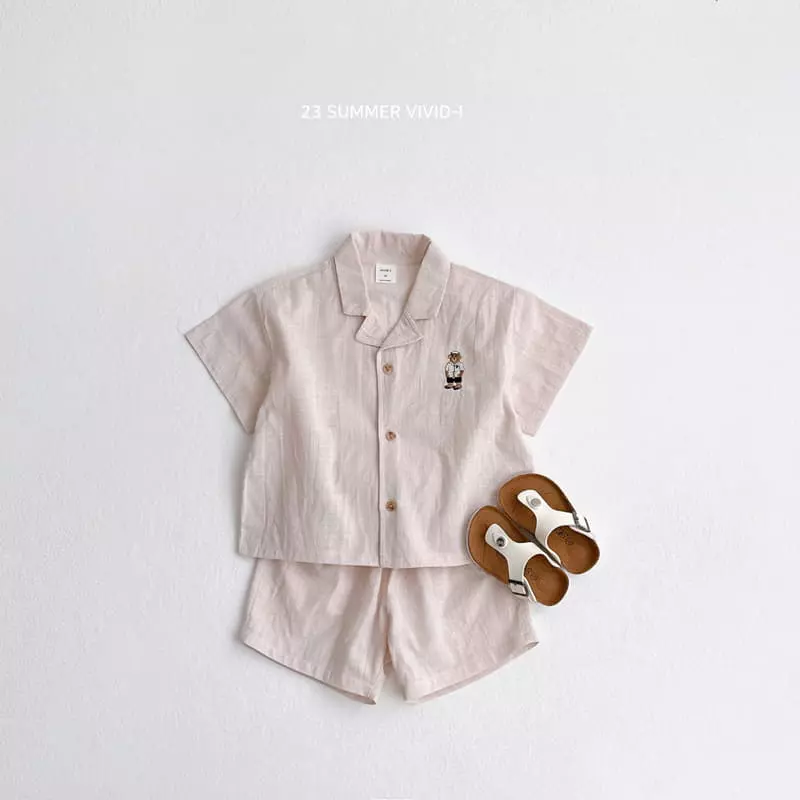 Vivid I - Korean Children Fashion - #toddlerclothing - Shirt Top Bottom Set - 4