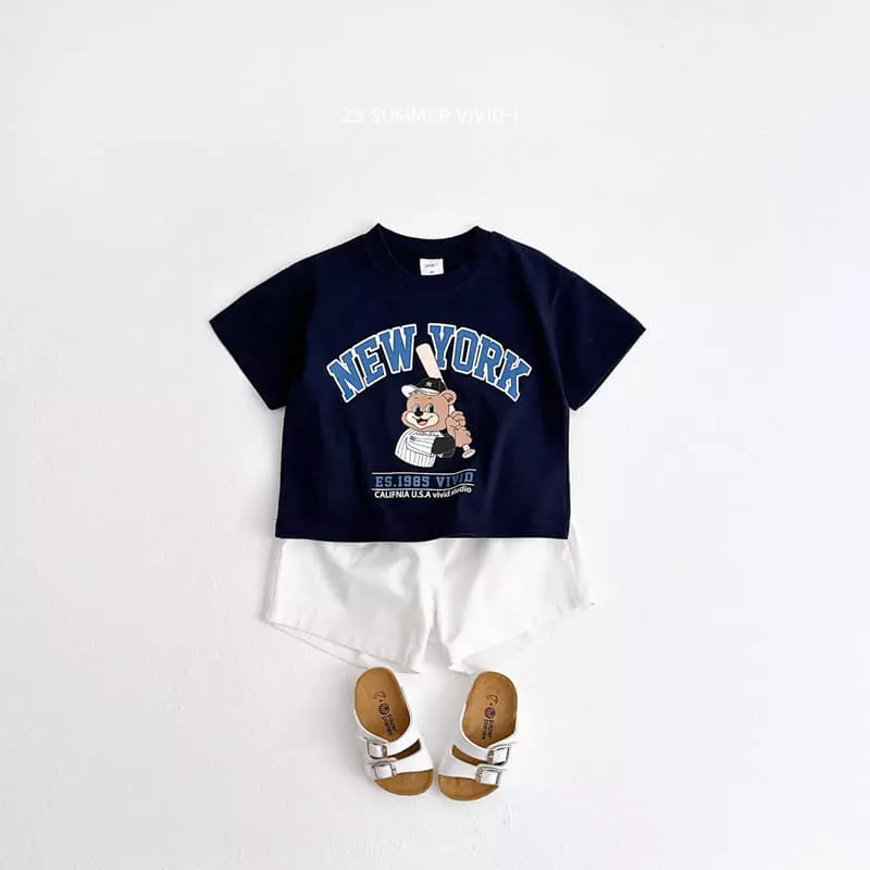 Vivid I - Korean Children Fashion - #todddlerfashion - Base Ball Top Bottom Set - 10