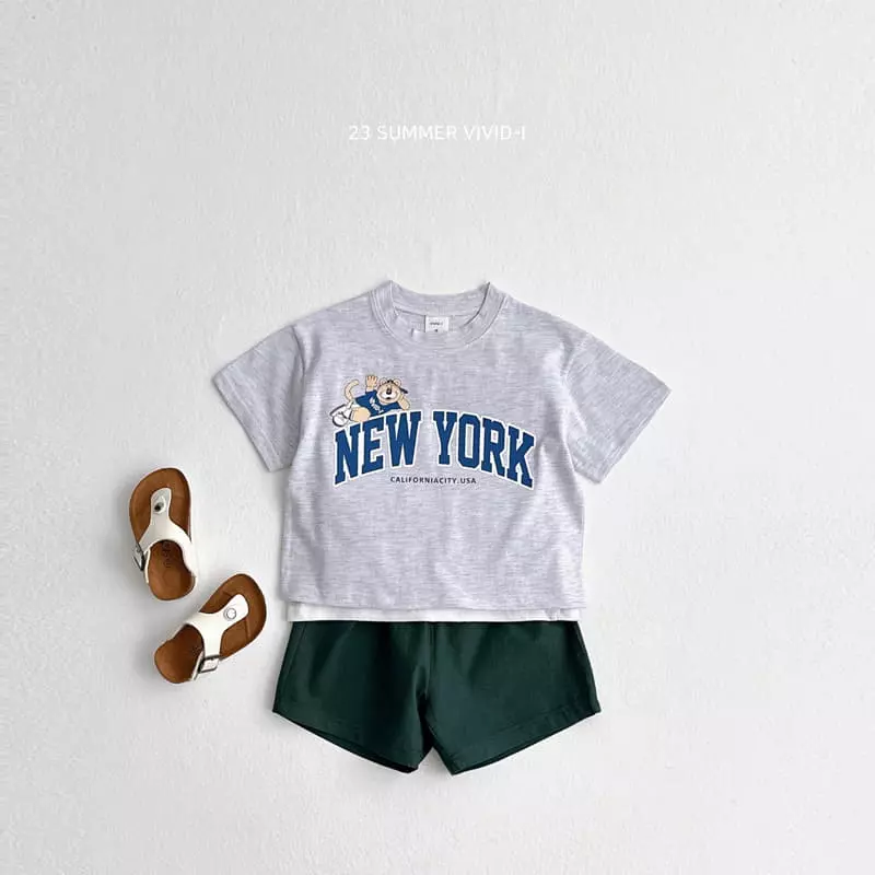 Vivid I - Korean Children Fashion - #toddlerclothing - Basket Tigher Top Bottom Set - 8