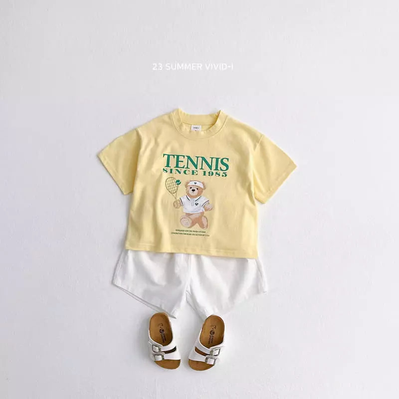 Vivid I - Korean Children Fashion - #toddlerclothing - Tennis Top Bottom Set - 7