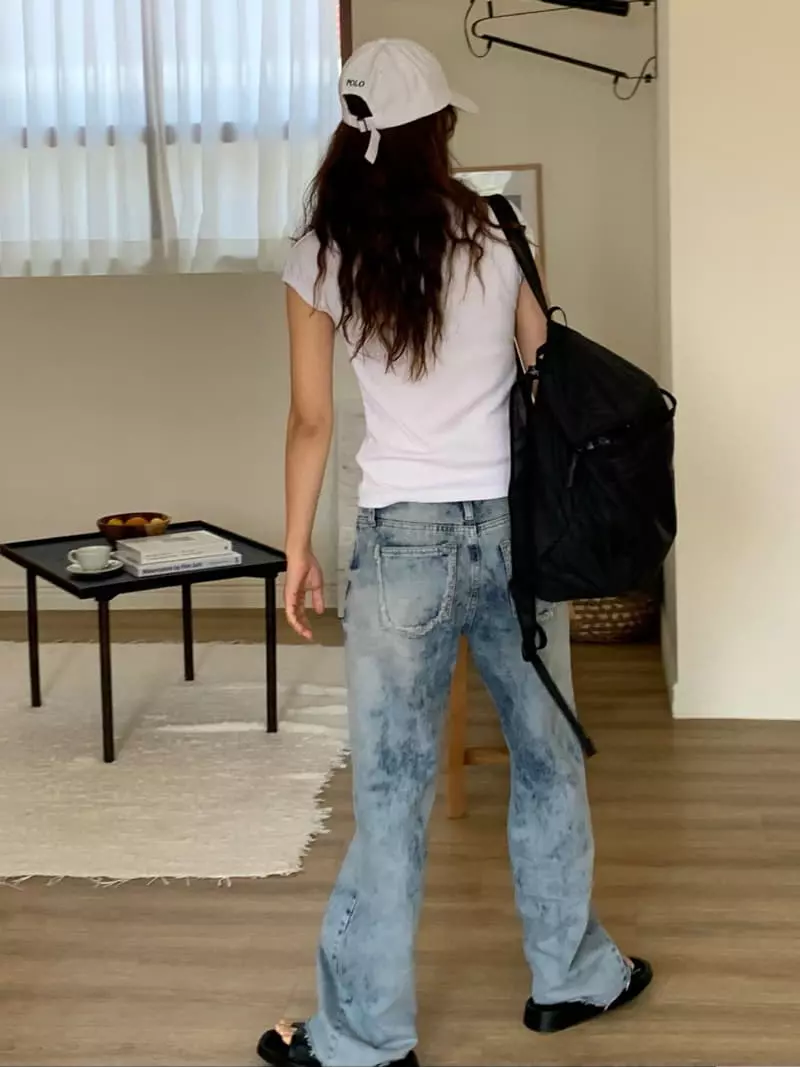Vivie L - Korean Women Fashion - #momslook - Washing Jeans - 3