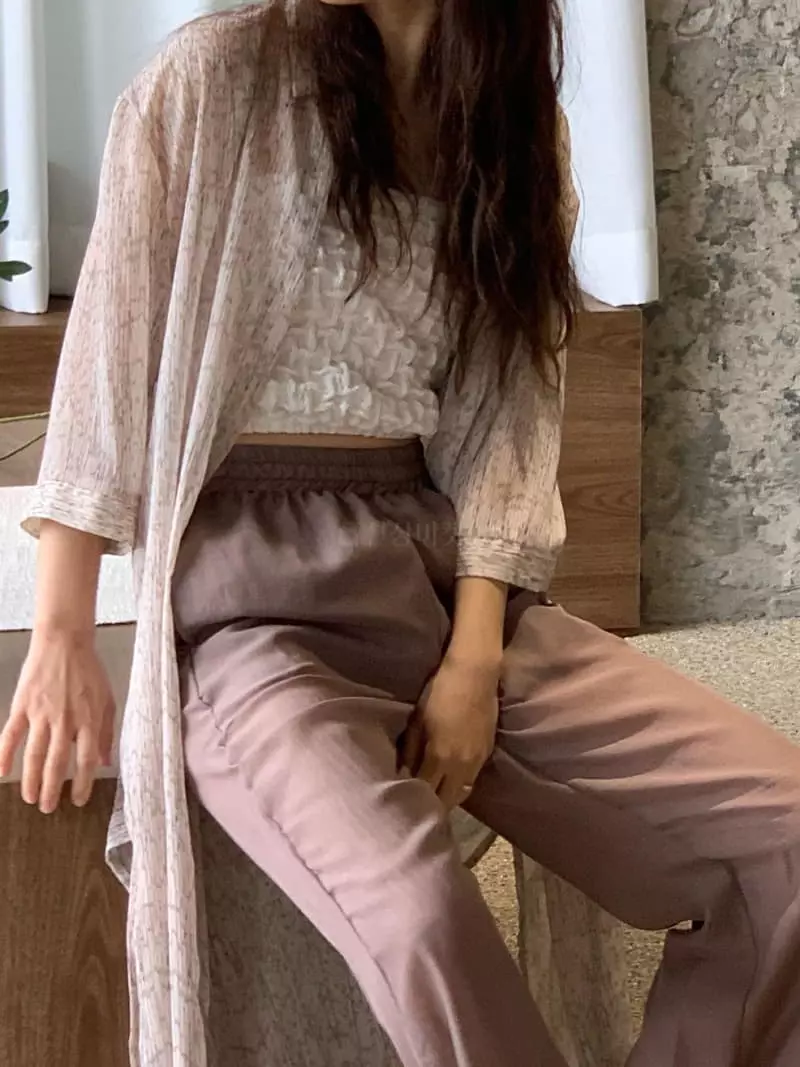Vivie L - Korean Women Fashion - #momslook - See Thorough Robe - 2