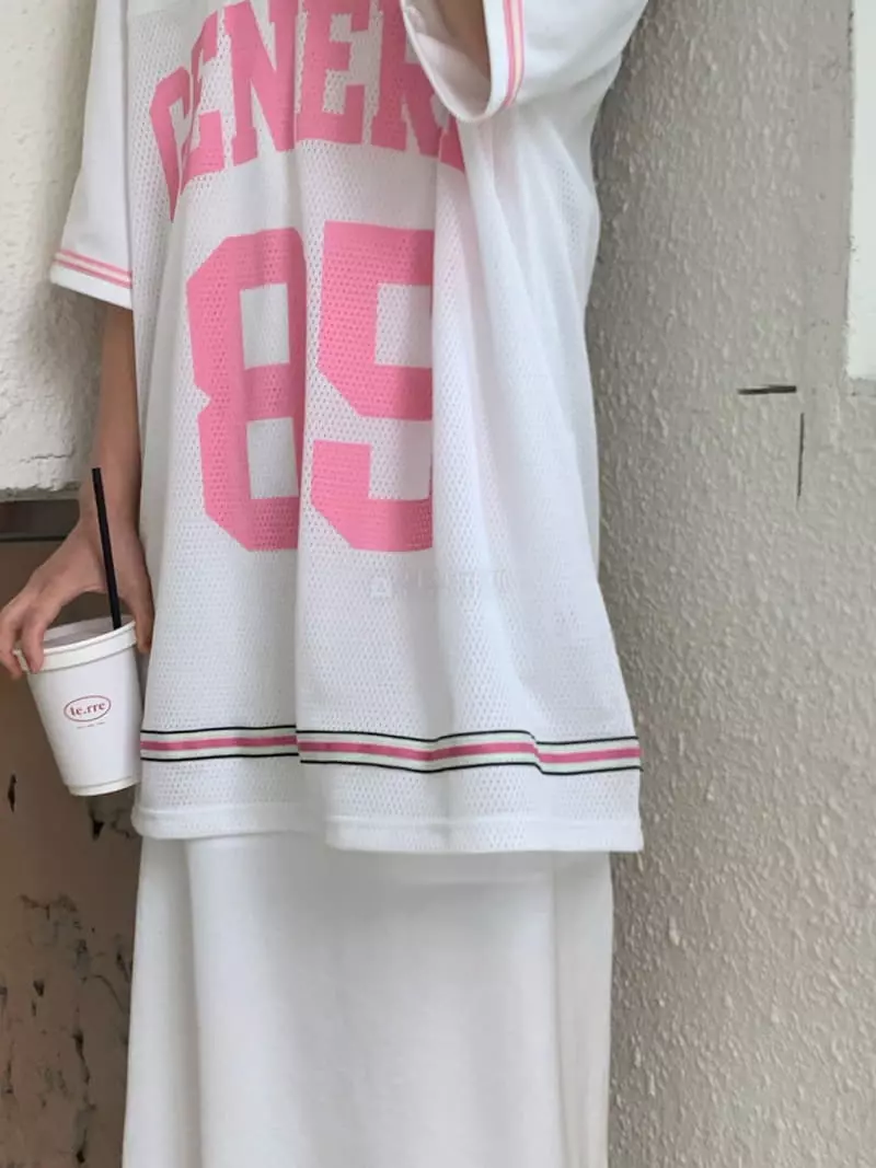 Vivie L - Korean Women Fashion - #momslook - Mesh Tee