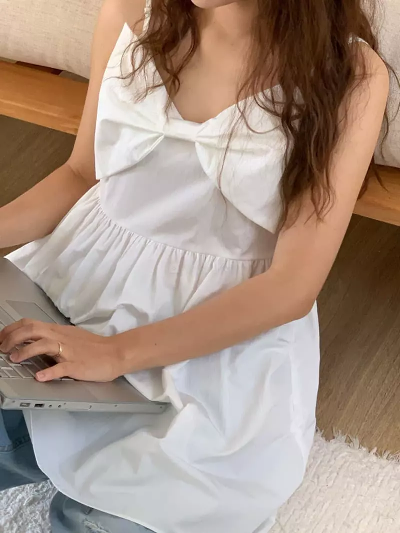 Vivie L - Korean Women Fashion - #womensfashion - Ribbon Blouse - 4