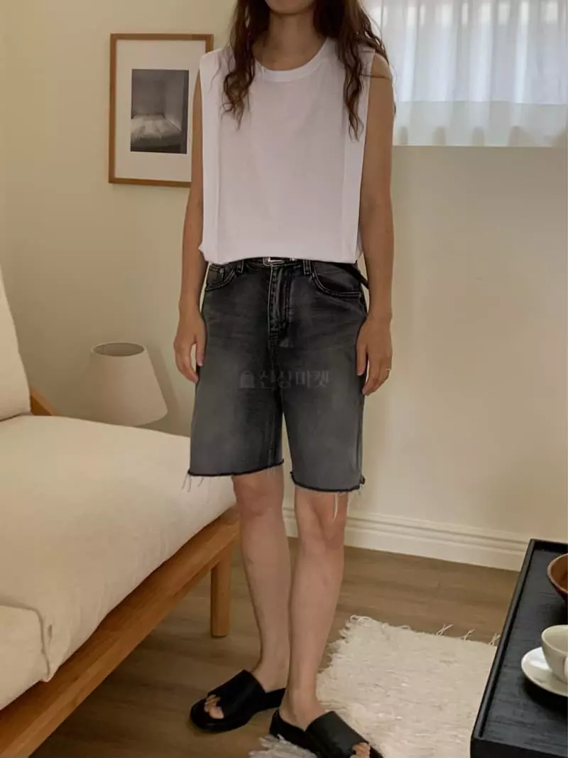 Vivie L - Korean Women Fashion - #momslook - Denim Pants - 2