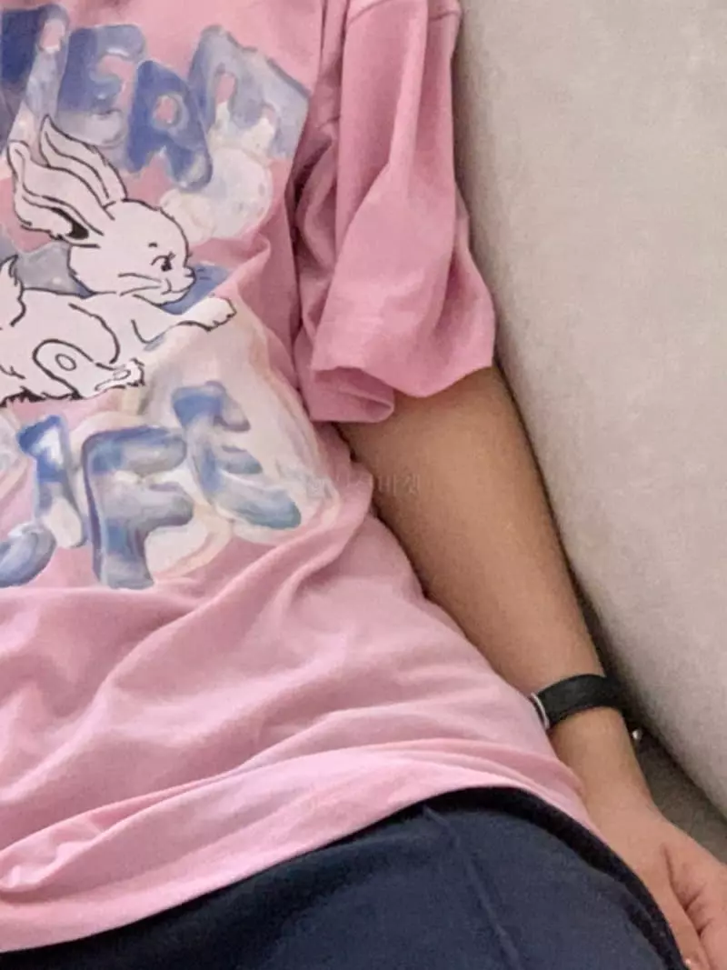Vivie L - Korean Women Fashion - #momslook - Rabbit Tee - 3