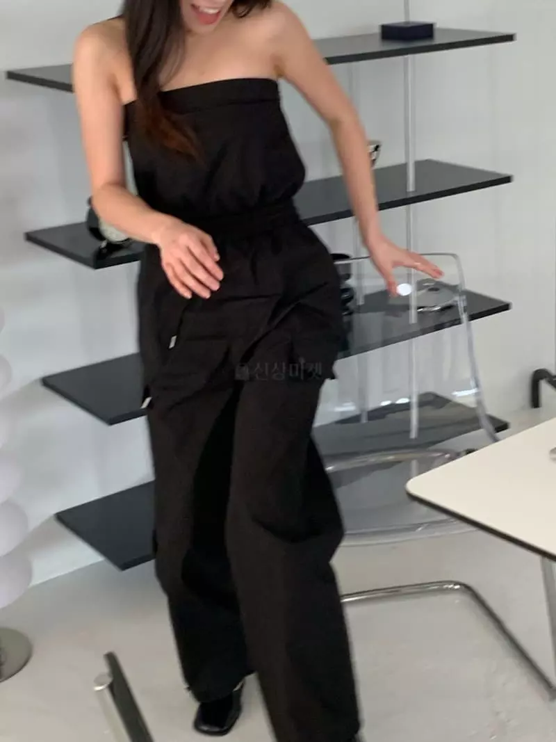 Vivie L - Korean Women Fashion - #pursuepretty - Cargo Pocket Jumpsuit