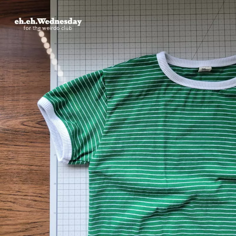Wednesday - Korean Children Fashion - #Kfashion4kids - Piping Tee - 7