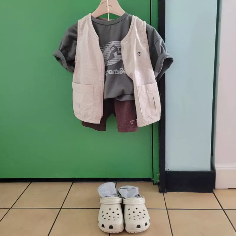 Wednesday - Korean Children Fashion - #prettylittlegirls - Fisher Man Vest - 4
