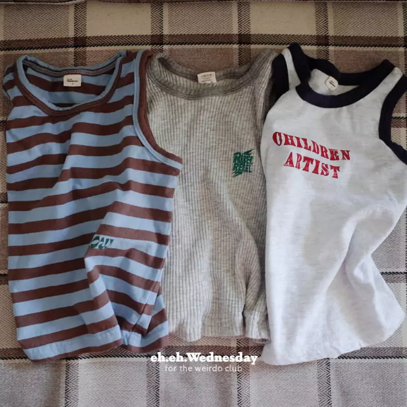 Wednesday - Korean Children Fashion - #designkidswear - Rock Star Sleeveless - 12