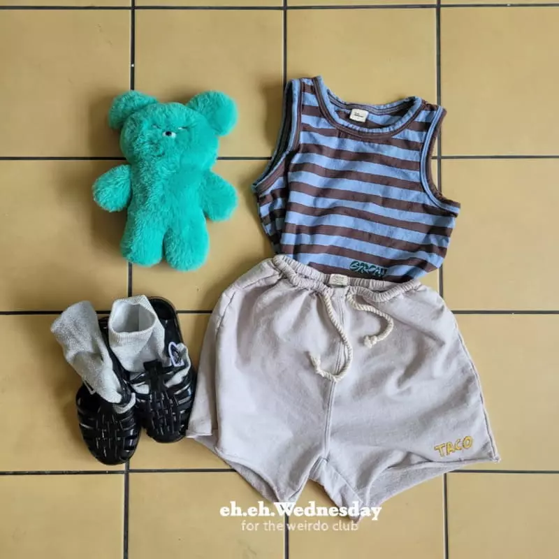 Wednesday - Korean Children Fashion - #designkidswear - Taco Shorts - 3