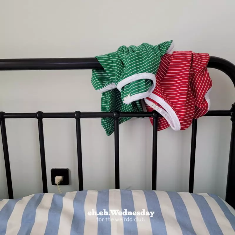 Wednesday - Korean Children Fashion - #discoveringself - Piping Tee - 2