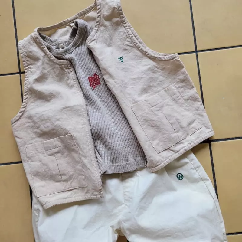 Wednesday - Korean Children Fashion - #discoveringself - Fisher Man Vest - 8