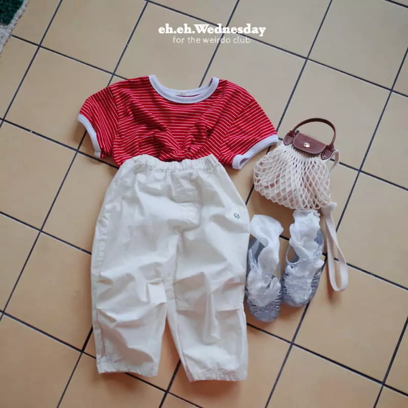 Wednesday - Korean Children Fashion - #fashionkids - Piping Tee - 4