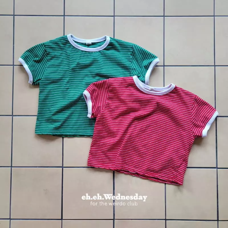 Wednesday - Korean Children Fashion - #kidsstore - Piping Tee - 5