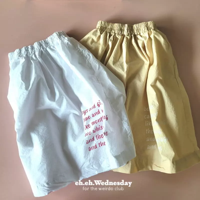 Wednesday - Korean Children Fashion - #magicofchildhood - Lettering Skirt - 12