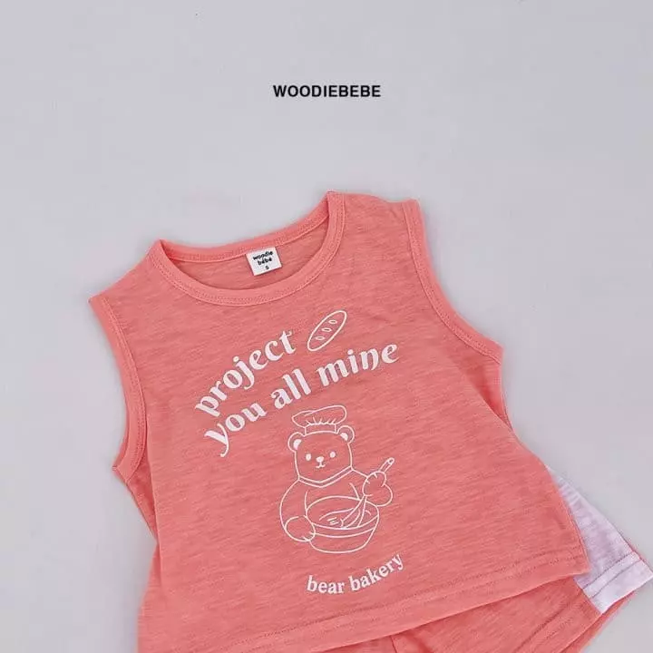 Woodie - Korean Children Fashion - #Kfashion4kids - Cooking Top Bottom Set - 5