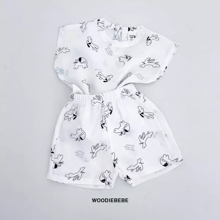 Woodie - Korean Children Fashion - #childofig - Daily Top Bottom Set - 7