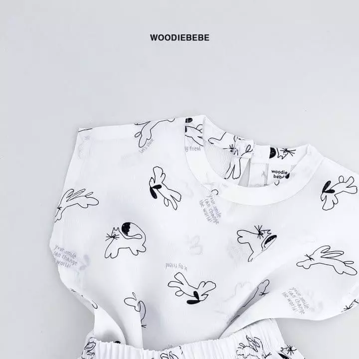 Woodie - Korean Children Fashion - #childrensboutique - Daily Top Bottom Set - 8