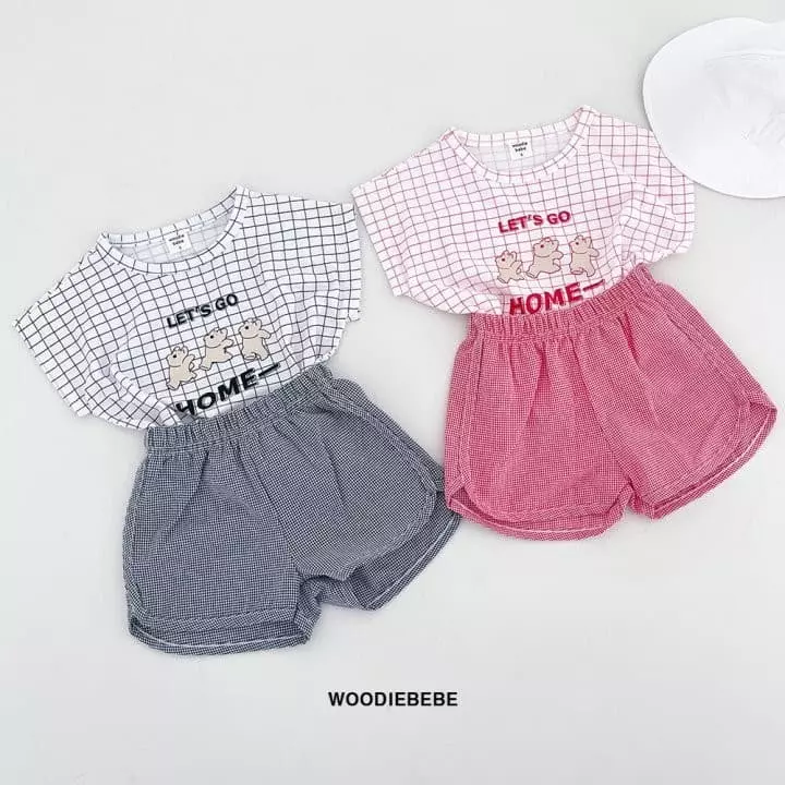 Woodie - Korean Children Fashion - #childrensboutique - Let's Go Top Bottom Set - 7
