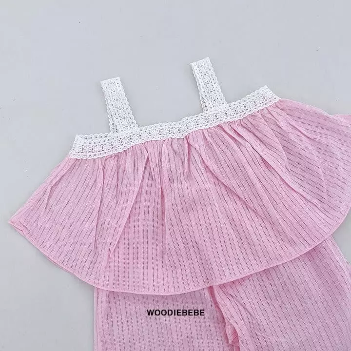 Woodie - Korean Children Fashion - #childrensboutique - Ange Top Bottom Set - 6