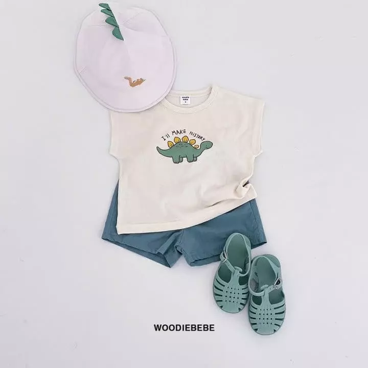 Woodie - Korean Children Fashion - #discoveringself - Dino Top Bottom Set - 7
