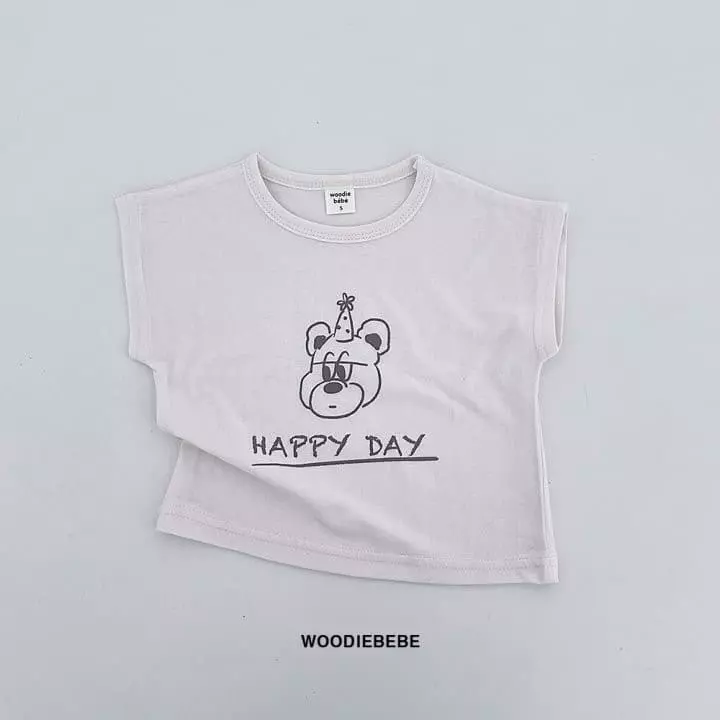 Woodie - Korean Children Fashion - #fashionkids - Happy Day Tee - 5