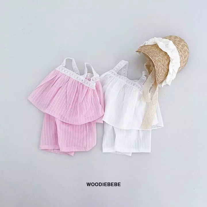 Woodie - Korean Children Fashion - #fashionkids - Ange Top Bottom Set - 9