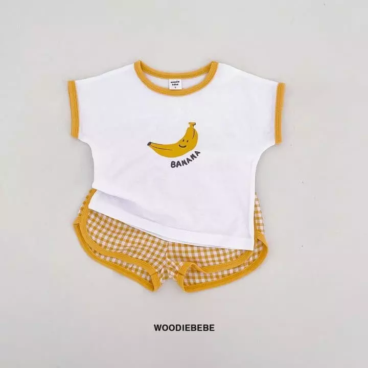 Woodie - Korean Children Fashion - #kidsshorts - Market Top Bottom Set - 8