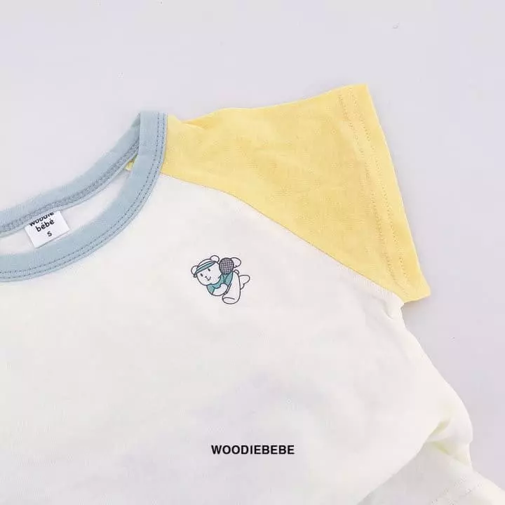 Woodie - Korean Children Fashion - #kidzfashiontrend - Racket Top Bottom Set - 8
