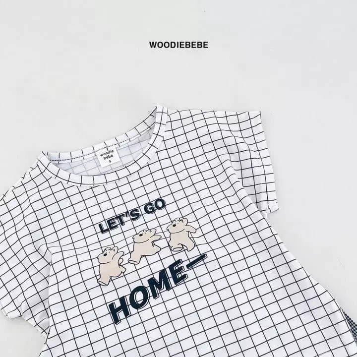 Woodie - Korean Children Fashion - #magicofchildhood - Let's Go Top Bottom Set - 2