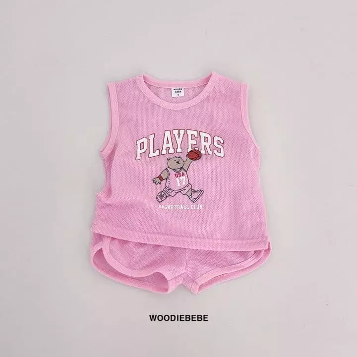 Woodie - Korean Children Fashion - #magicofchildhood - Dunk Top Bottom Set - 8