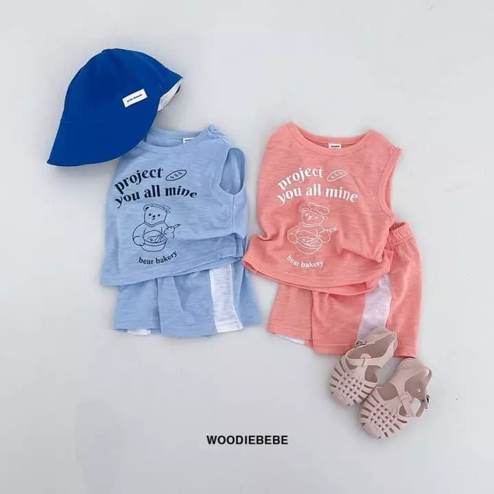 Woodie - Korean Children Fashion - #magicofchildhood - Cooking Top Bottom Set - 7