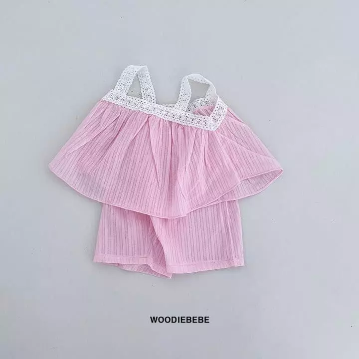Woodie - Korean Children Fashion - #minifashionista - Ange Top Bottom Set - 2