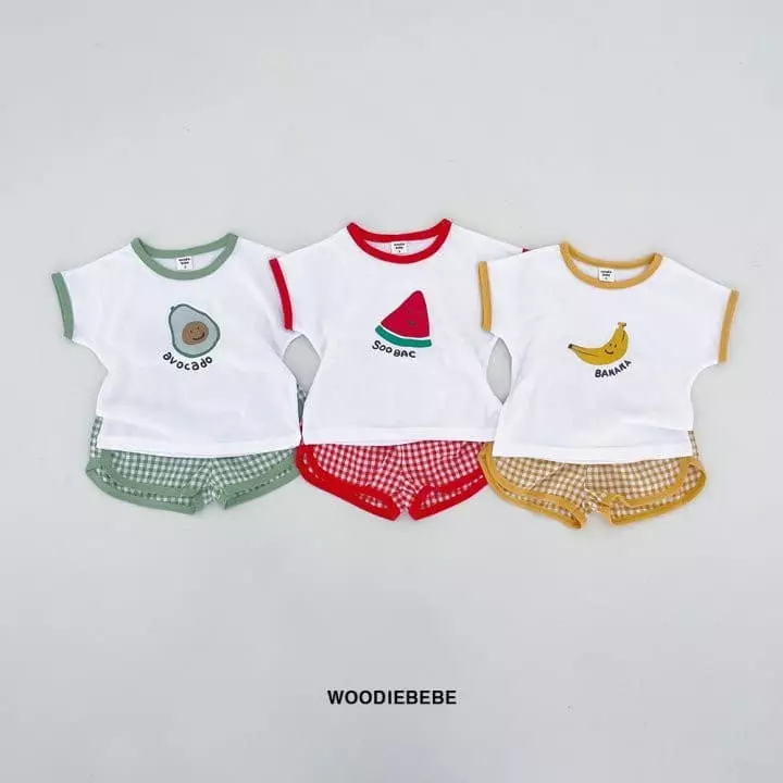 Woodie - Korean Children Fashion - #prettylittlegirls - Market Top Bottom Set