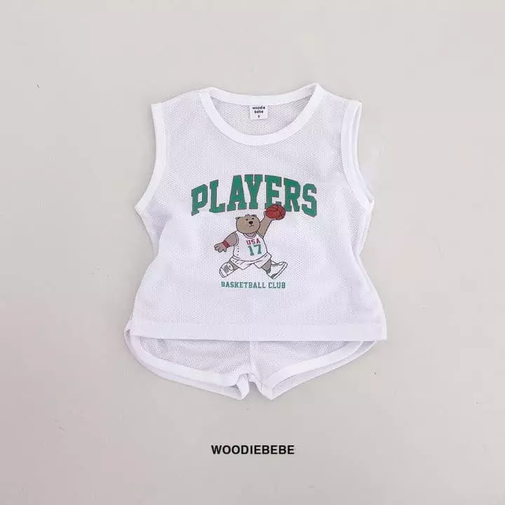 Woodie - Korean Children Fashion - #todddlerfashion - Dunk Top Bottom Set - 11