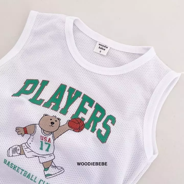 Woodie - Korean Children Fashion - #toddlerclothing - Dunk Top Bottom Set - 12