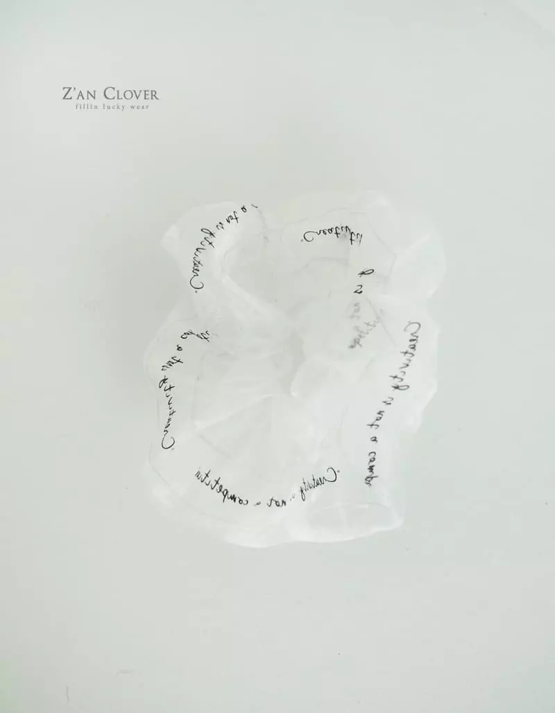 Zan Clover - Korean Children Fashion - #Kfashion4kids - Overfit Lettering Hairring - 2