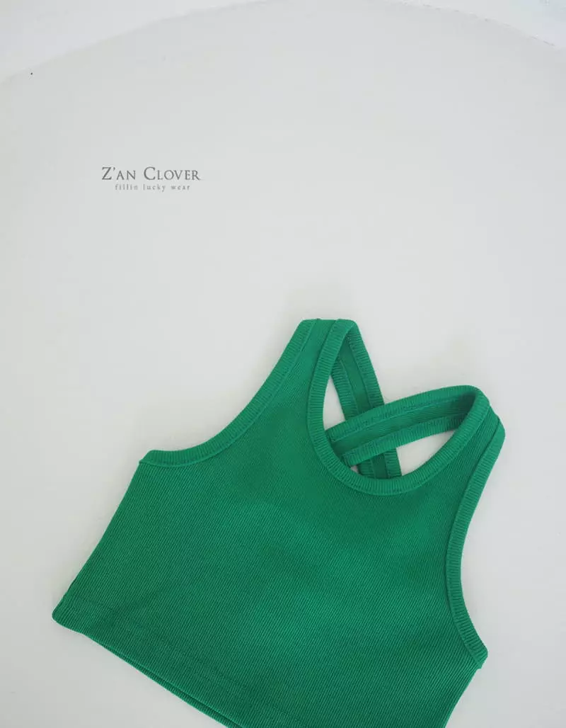 Zan Clover - Korean Children Fashion - #Kfashion4kids - X Rib Sleeveless - 6