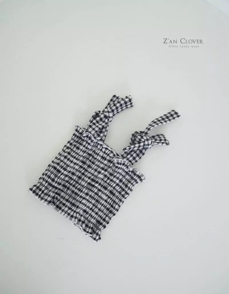 Zan Clover - Korean Children Fashion - #kidzfashiontrend - Gobang Check Top - 4