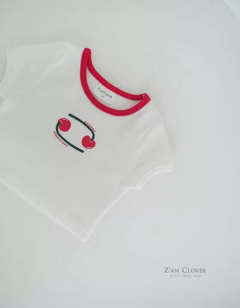 Zan Clover - Korean Children Fashion - #Kfashion4kids - Cherry Tee - 2